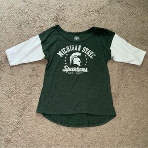 EUC MSU Shirt, Size Girls L (10/12)